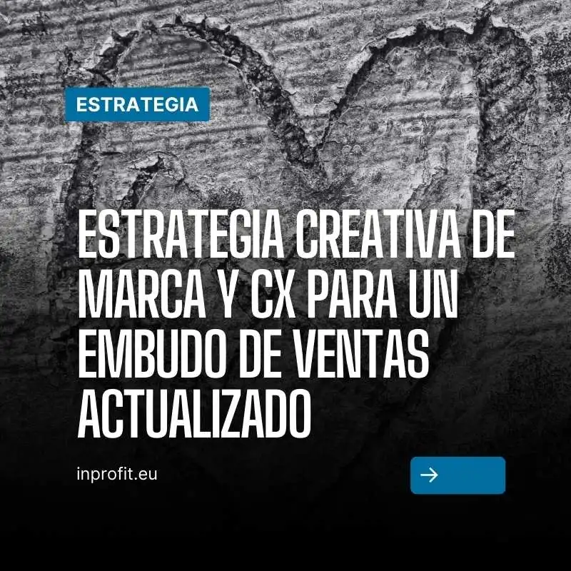 Estrategia creativa de marca y CX para un embudo de ventas actualizado