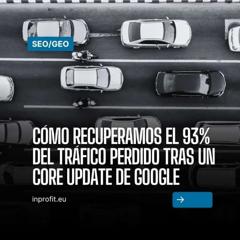 Recuperar tráfico web Google